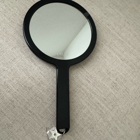 Christian Dior Black Quilted Handheld Mirror - Picture 2 of 2